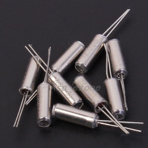 10pcs Cylinder 2-Pin Crystal Oscillator 2x6mm 12MHz 12.5PF For Electric Parts