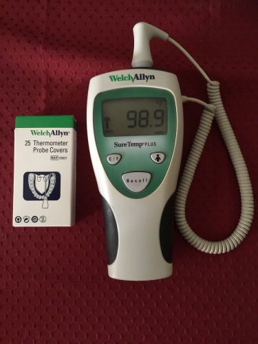 Welch Allyn SureTemp Plus Thermometer Model 690 With Probe &amp; Cert Of Calibration