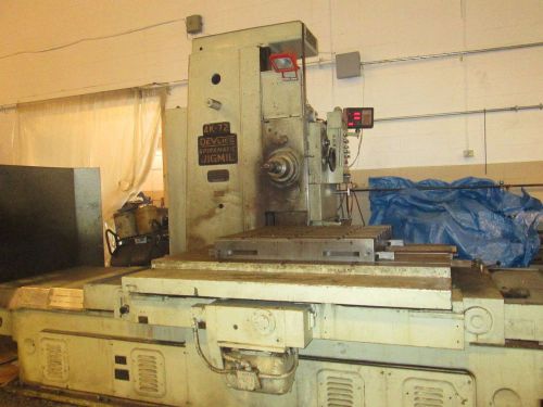 Devlieg, 4k-72, 48&#034; vertical, runs good, shop closed, some tooling for sale
