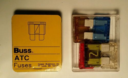 Buss atc blade fuse assortment ak-6 includes 5,10,15,25,30 missing the 20 amp for sale
