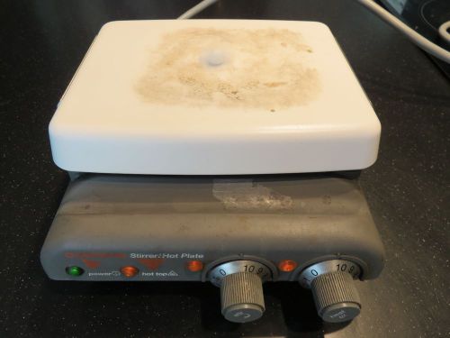 Corning pc-420 magnetic stirrer &amp; hot plate, 7.5x6 porcelain top, guaranteed! for sale