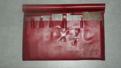 Vintage Lufkin Adjustable Parallel Bar 6 Piece Set 915-L -A,B,C,D,E,F