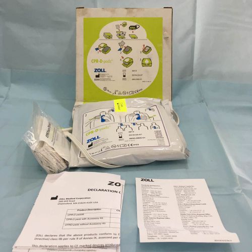 Brand New Zoll CPR- D Adult Padz Expring 2019. Free Shipping.