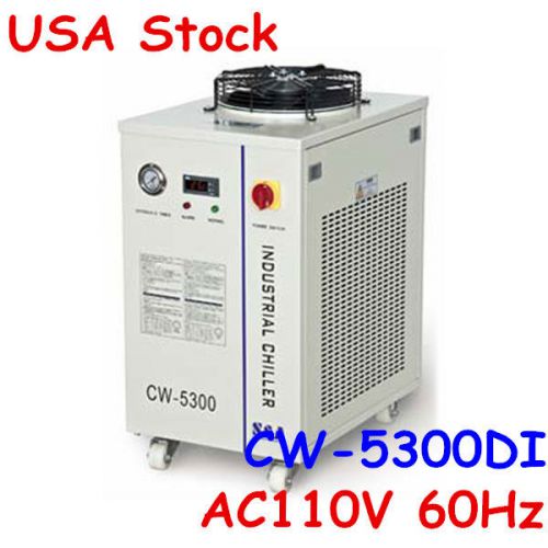 USA!!! AC110V 60Hz CW-5300DI Water Chiller for Laser/Laser Tube/Spindle/Welding