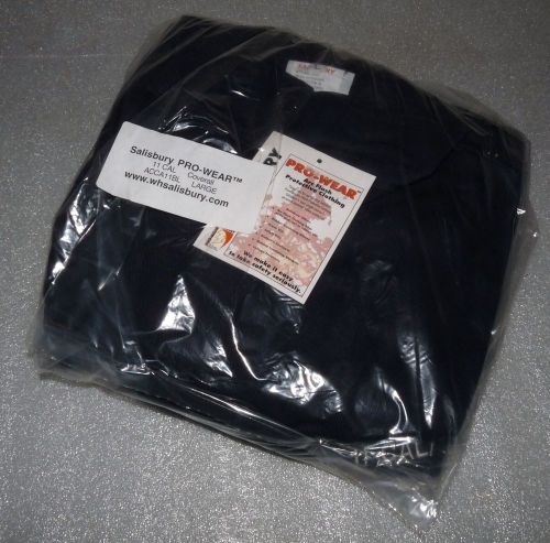 NEW SALISBURY ACCA11BL LARGE 11CAL COVERALL ARC FLASH PROTECTIVE FLAME RESISTANT