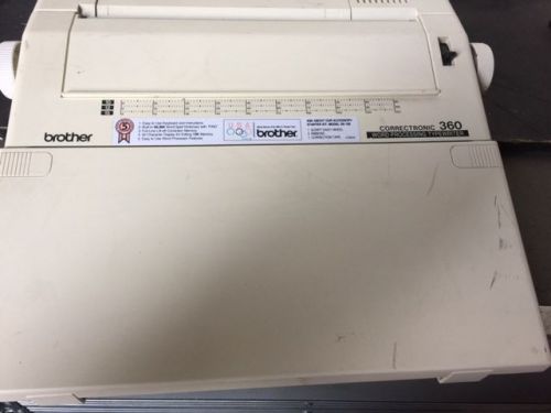 BROTHER CORRECTRONIC 360 WORD PROCESSING TYPEWRITER