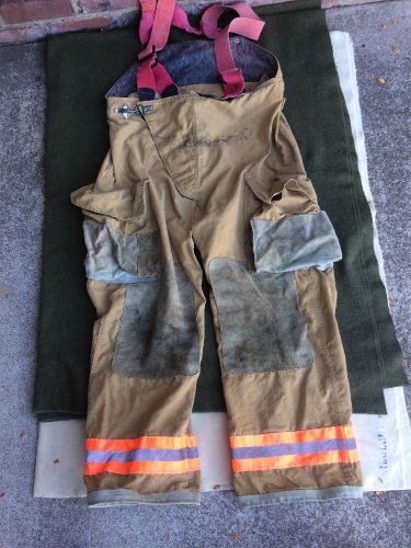 Vintage globe firefighter bunker turnout pants 40 x 30 for sale