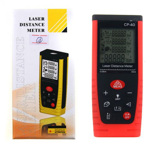 40M Handheld  LCD with Backlight Laser Distance Meter Measurer Rangefinder CP-40