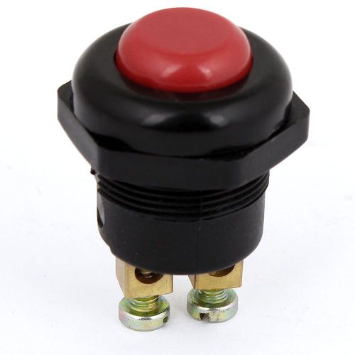 12V DC 2 Pin Red Momentary Press Button Switch