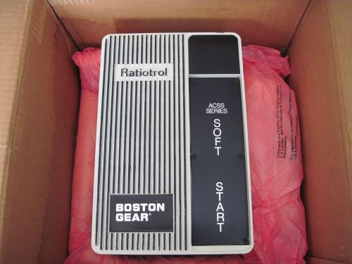 Boston Gear ACSS 415 Soft Start Ratiotrol 15 HP 460V 23A ACSS415