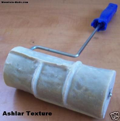 Concrete Cement Plaster Landscape Curbing Castle Stone texture imprint Roller