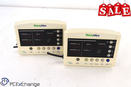 Lot of 2 welch allyn 5200 series patient vital signs monitor for sale