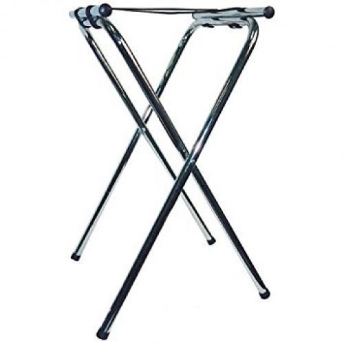 Winco TSY-1A Folding Tray Stand, 31-Inch, Chrome