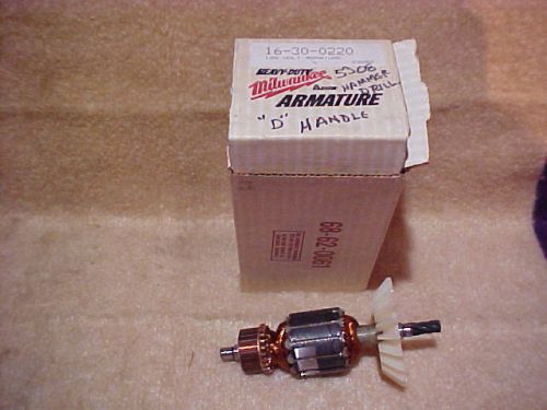 Milwaukee OEM Armature for  Drill Part # 16-30-0220 NOS in box - others avail.