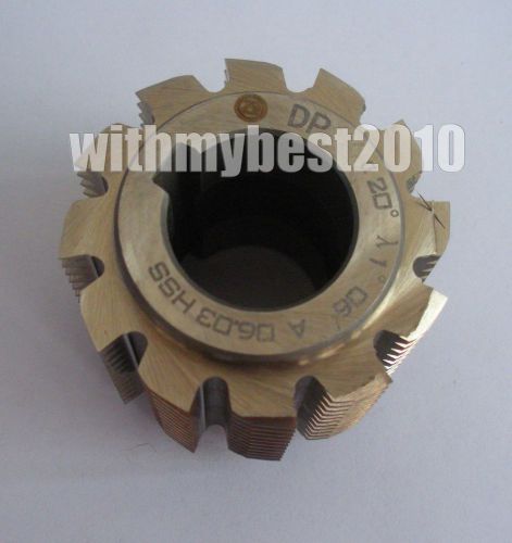 1pcs Gear Hob Cutter DP12 Hss Bore 22mm Pressure Angle 20 Degree  A DP Gear Hob