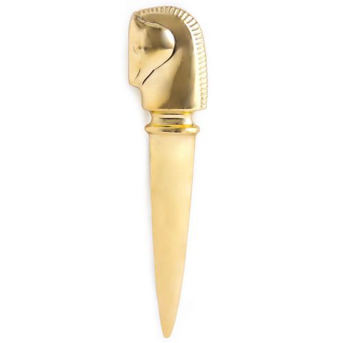 JONATHAN ADLER BRASS HORSE LETTER OPENER - NEW