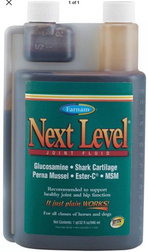 Next level joint fluid equine horse dogs supplement lubricate joints 32 oz for sale