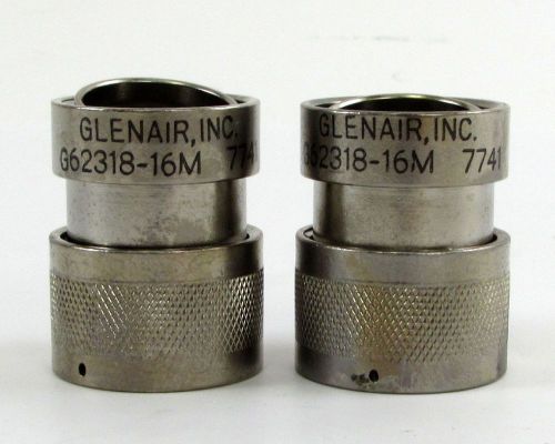 Lot(2) Glenair G62318-16M EMI/RFI Shielded Backsells for 38999 Series Connectors