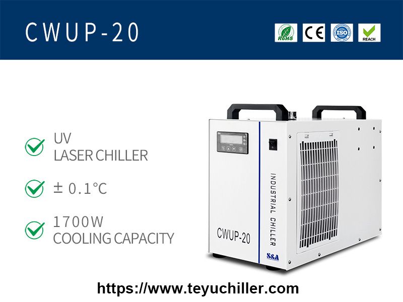 Portable water chiller CWUP-20 for ultrafast laser