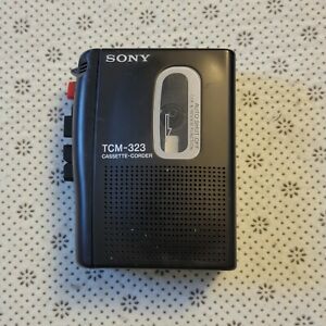 Sony TCM-323 Cassette-Corder Handheld Cassette Recorder / Player Tested