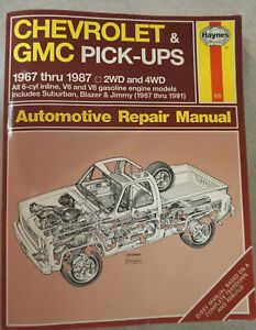 1990 Haynes Chevrolet &amp; GMC pickup repair manual