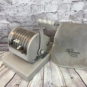 Vintage Paymaster X-900 Ribbon Check Writer Imprinting Machine Protective Cover