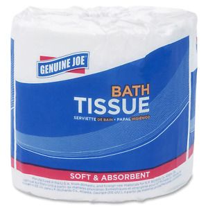 2 ply Standard Bath Tissue Rolls White 96 rolls Fits standard bathroom dispenser