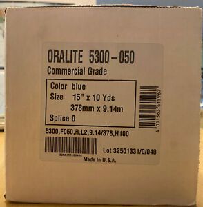 Oralite 5300-050  15&#034; X 30’ (10yds)  378mm X 9.14m Blue, F050, R, L2, H100