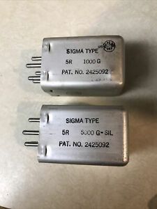 Sigma Type 5R relay pair untested