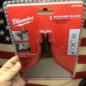 Milwaukee 49-00-5455 5&#034; Scraper Blade Reciprocating Saw Attachment