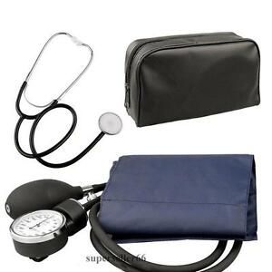 1Set Digital Display Arm Type Blood Pressure Monitor and Stethoscope Health Care