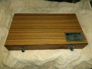 Mitutoyo Gage Block Set Grade B 516-904 Machinist Tool Maker Inspection