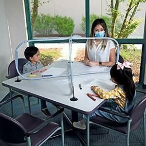 Excellerations 4-Way Desktop Barrier - Acts as a Desk Shield Personal Screen ...