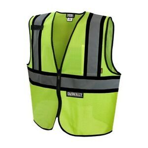 DeWalt DSV221-XL Men&#039;s Hi Vis Class 2 Economy Vest w/ Contrast - Size X-Large
