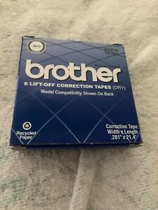 Brother 3015 Lift-Off Correction Tape, 6/Pack, New