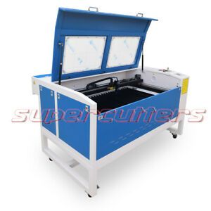 80W Ruida 6445 Motorized table 200 mm CO2 Laser Engraving Machine 1000 x 600mm