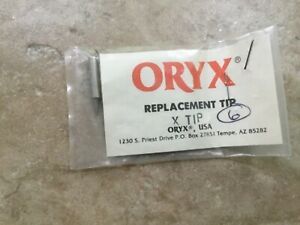 Vintage Lot of 6 Oryx Soldering Iron Replacement Tips X Tip
