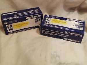 Bostitch B8 PowerCrown Premium Staples 1/4&#034; Leg Length 5000/Box + 2nd Box *9*