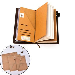 3# Filler Papers Traveler&#039;s Notebook Kraft Paper Business Card File Fol.ca