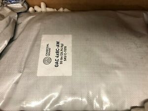 GRANULAR ACTIVATED CHARCOAL (COCONUT) 4X8 MESH AW-55LB LBS POLY SACK