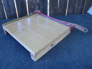 Vintage INGENTO No. 4 Paper Cutter 12 in. ~USA~ Ideal School Supply VERY NICE!!