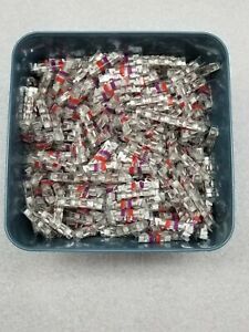 TYCO AMP PURPLE &amp; AMBER PICABOND CONNECTOR, LOAD COIL #552769-2 22-26AWG 1000ct