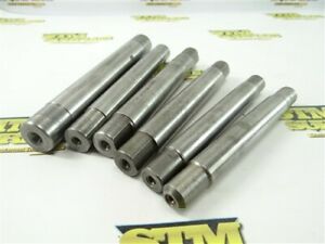 LOT OF 6 LATHE MANDRELS 3/4&#034; 47/64&#034; 13/16&#034; 55/64&#034; 7/8&#034; 1-1/16&#034; UNION CLEVELAND