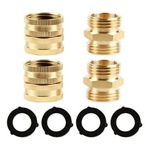 Atmozon Garden Hose Adapter,Male to Male,Female to Female Swivel Coupling Kink