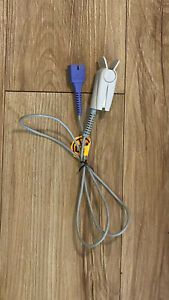 NELLCOR DuraSensor DS-100A Transducer ADULT Finger Tip Clip PULSE OXIMETER Cable