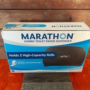 Marathon Double Toilet Roll Bath Tissue Dispenser Jumbo