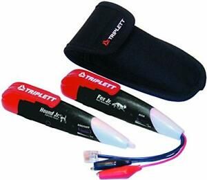 Triplett Fox &amp; Hound Jr Compact Tone and Probe Wire Tracing Kit with 120VAC L...