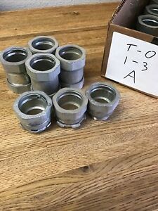 1-1/4” Compression Couplings And Connectors Concrete Tight Threadless  Lot of 7
