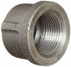 Anvil 8700132478 Malleable Iron Pipe Fitting Cap 3&#034; NPT Female Black Finish