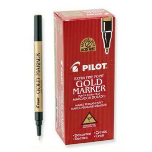 PILOT SCGEF  MARKER GOLD METALLIC EXTRA FINE